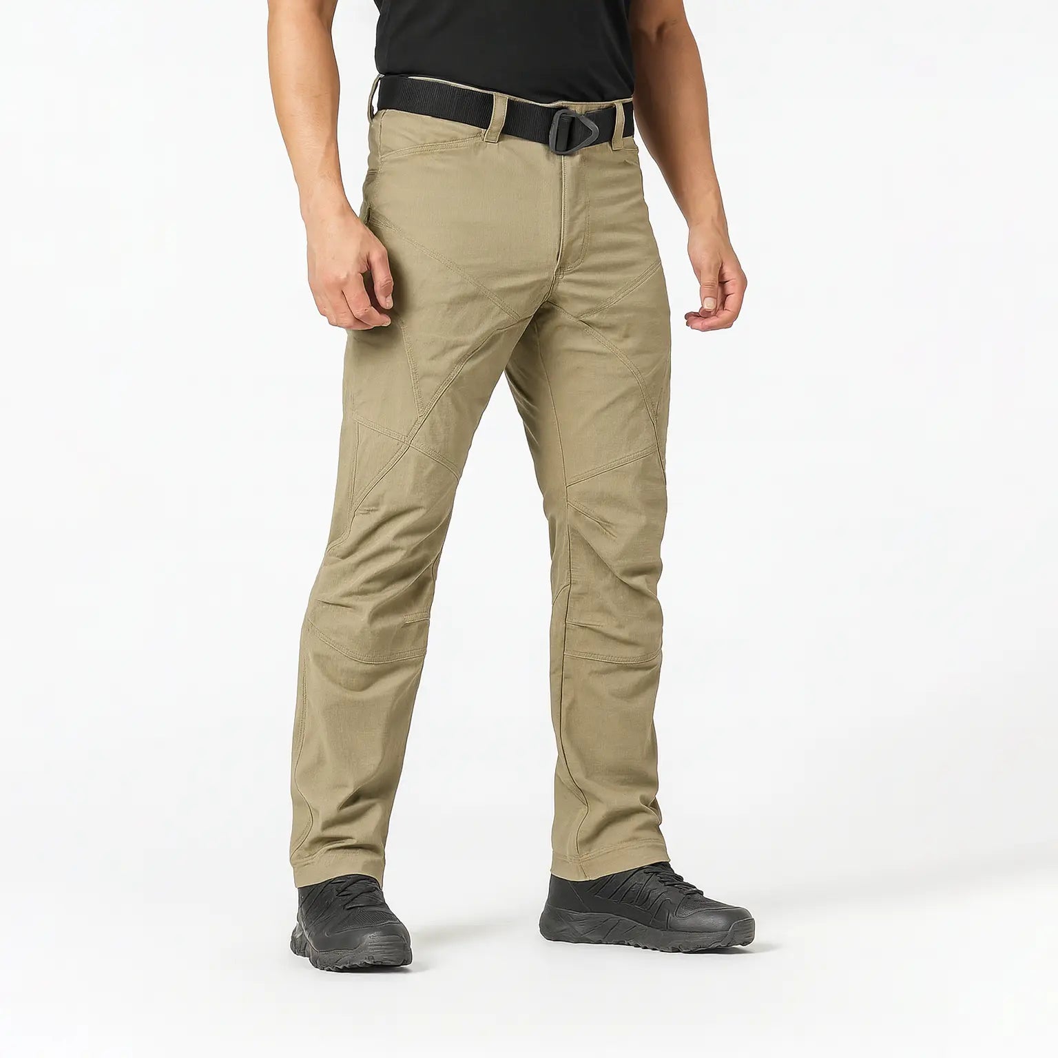 Schnelltrocknende Stretch Outdoor Cargo Hose in Khaki