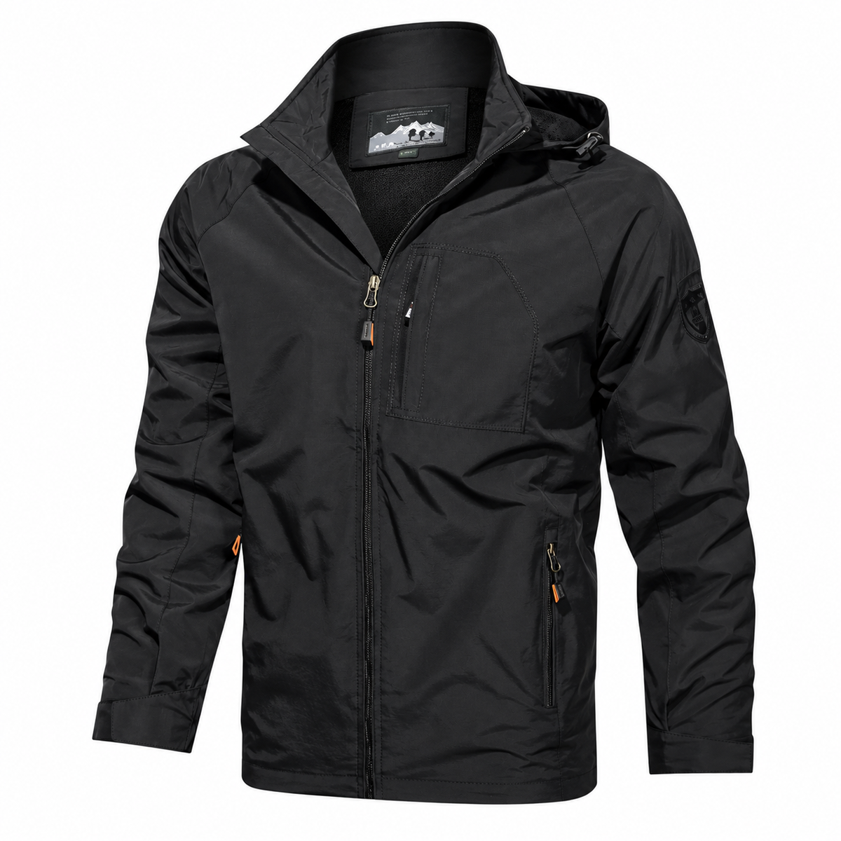 Herren Windjacke mit Kapuze