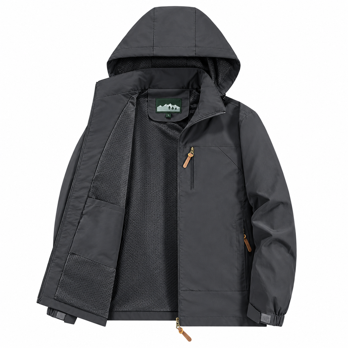 Herren Windjacke mit Kapuze