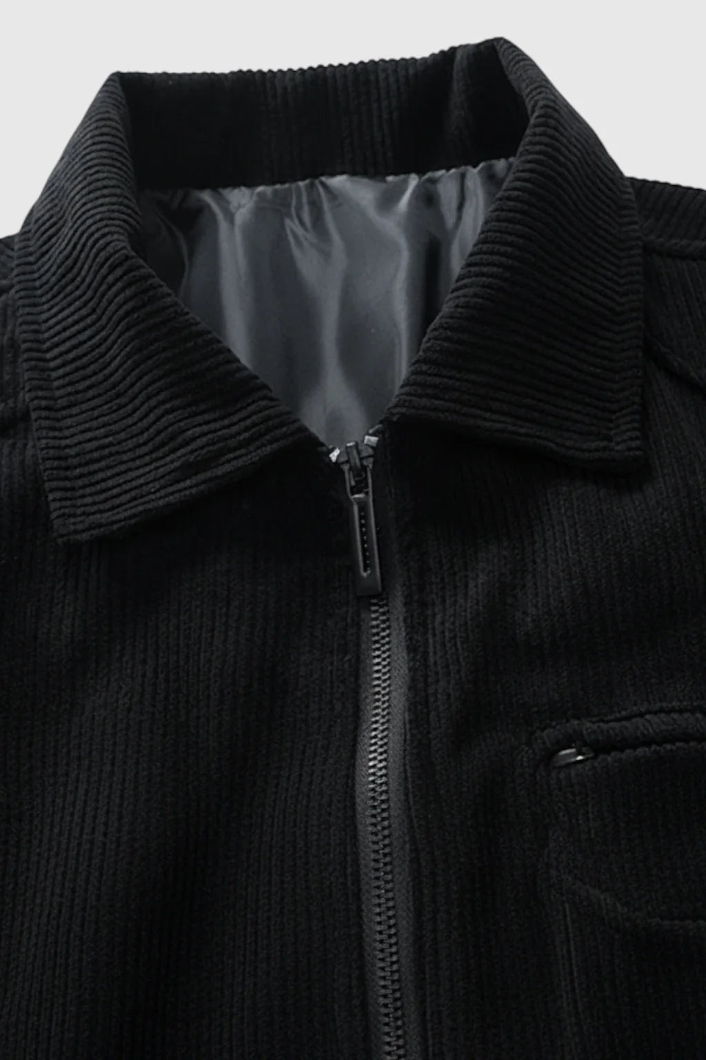 Herren Cordjacke Schwarz