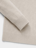Pull en laine mérinos Hugo pour homme avec col en V et fermeture éclair