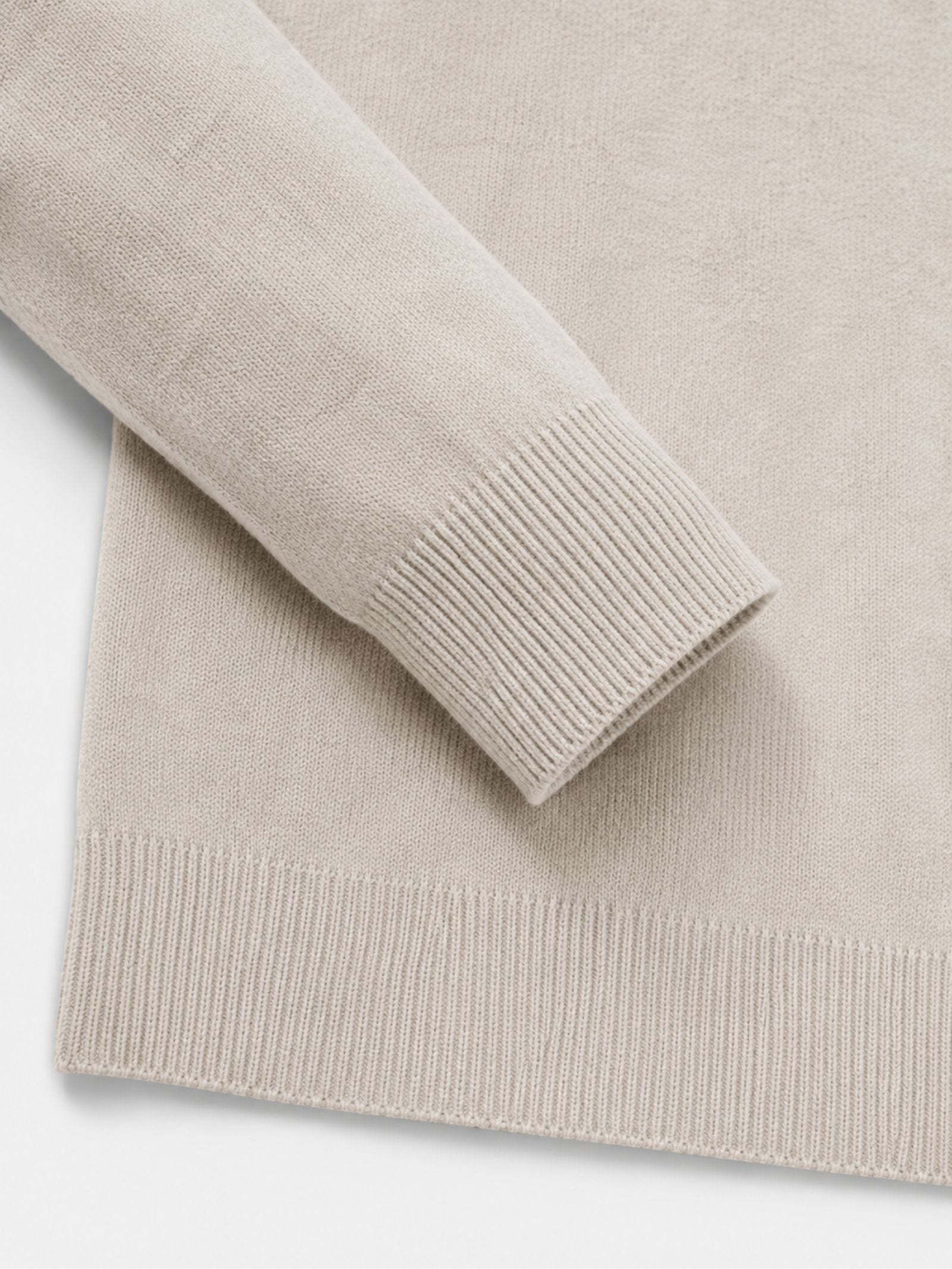Pull en laine mérinos Hugo pour homme avec col en V et fermeture éclair