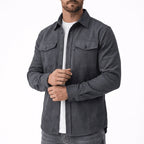 Surchemise homme en coton avec poches poitrine