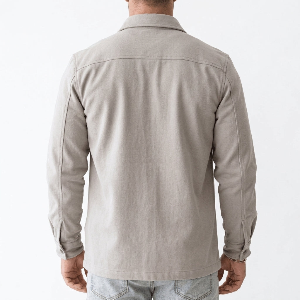Surchemise homme en coton avec poches poitrine