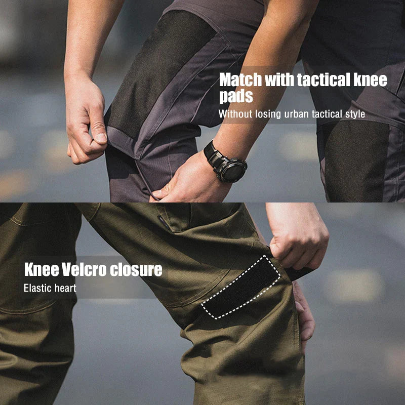 Pantalon de travail cargo Ripstop étanche pour hommes au style urbain