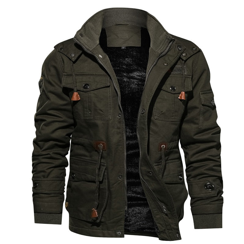 Robuster Herren Herbst- und Winterjacke