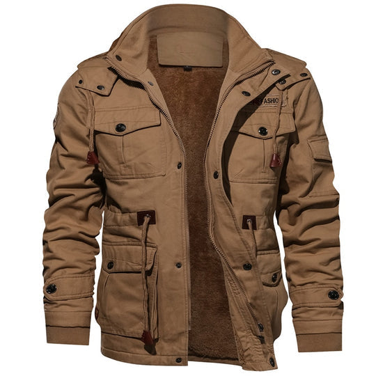 Robuster Herren Herbst- und Winterjacke