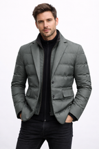 Herren Steppjacke in Blazeroptik