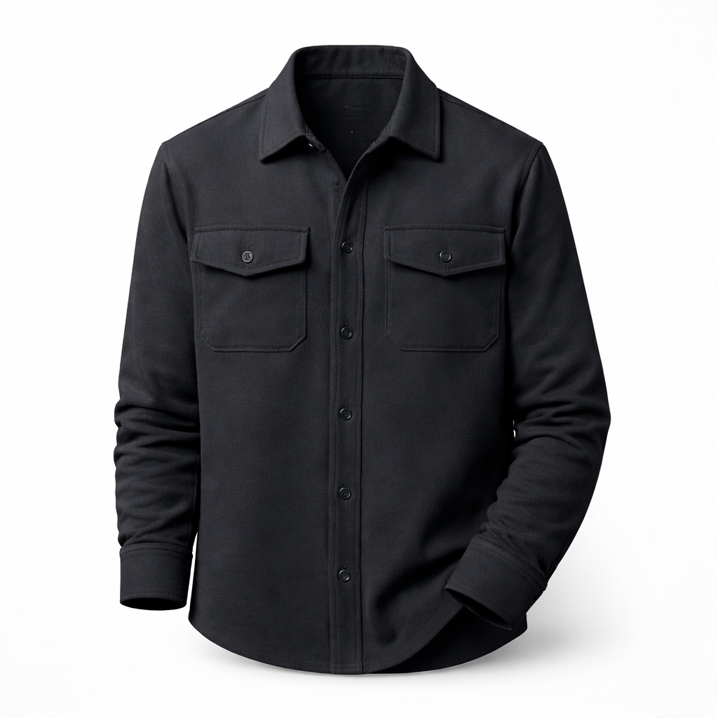 Herren Overshirt mit zwei Brusttaschen