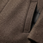 Manteau en laine pour homme Manteau classique avec patte de boutonnage