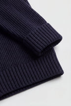Cardigan homme avec fermeture éclair et col en fourrure