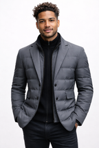 Herren Steppjacke in Blazeroptik