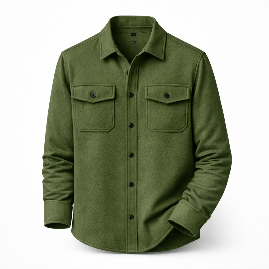 Herren Overshirt mit zwei Brusttaschen