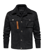Herrenjacke mit warmem Fleecefutter und Sherpakragen
