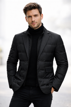 Herren Steppjacke in Blazeroptik