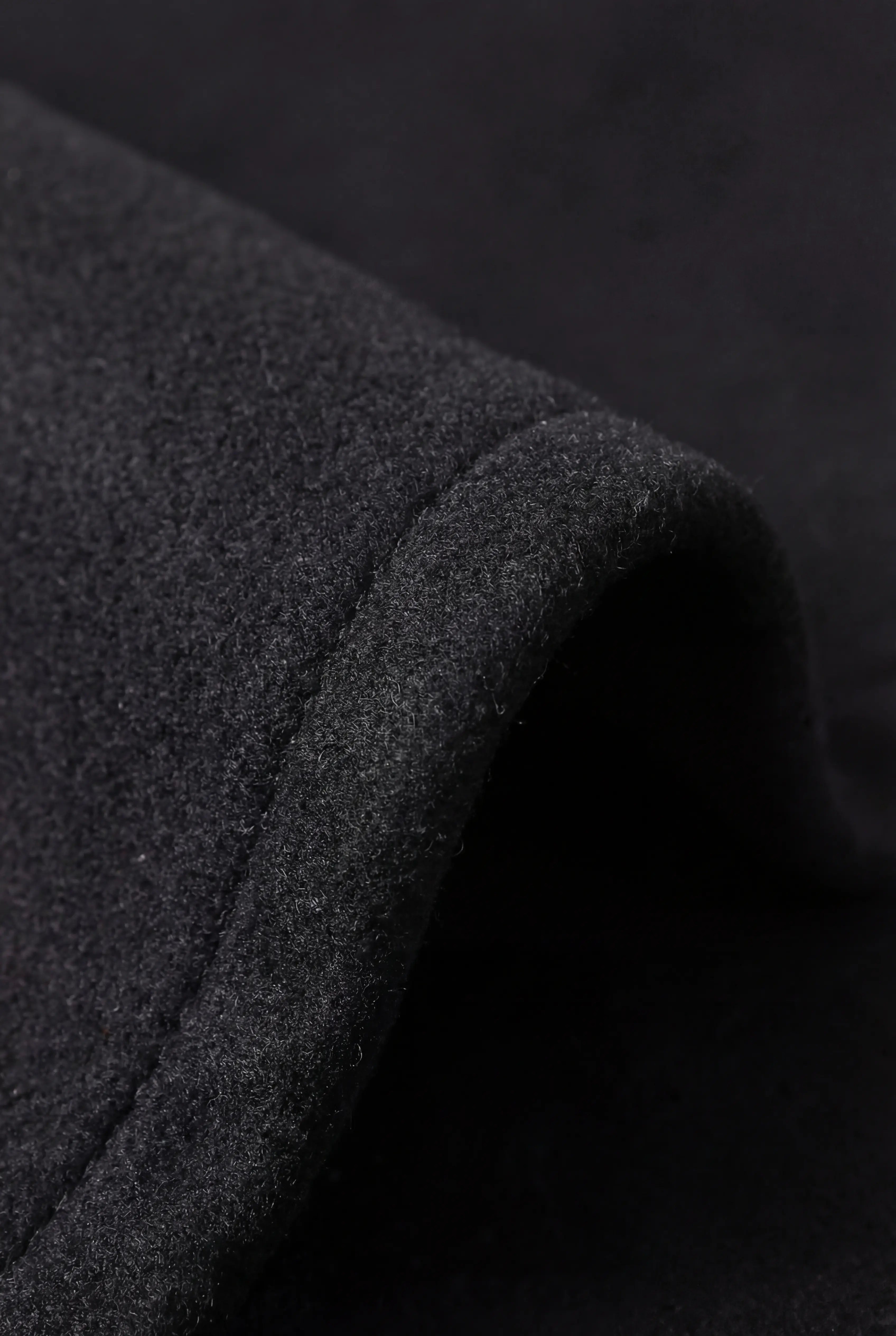 Manteau homme à simple boutonnage noir