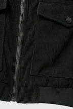 Herren Cordjacke Schwarz