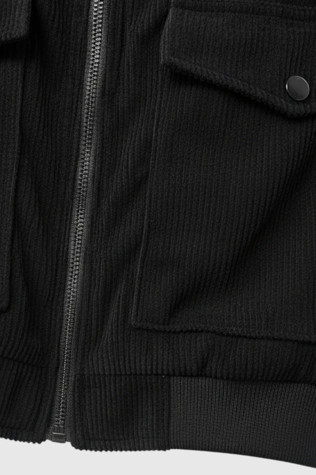 Herren Cordjacke Schwarz