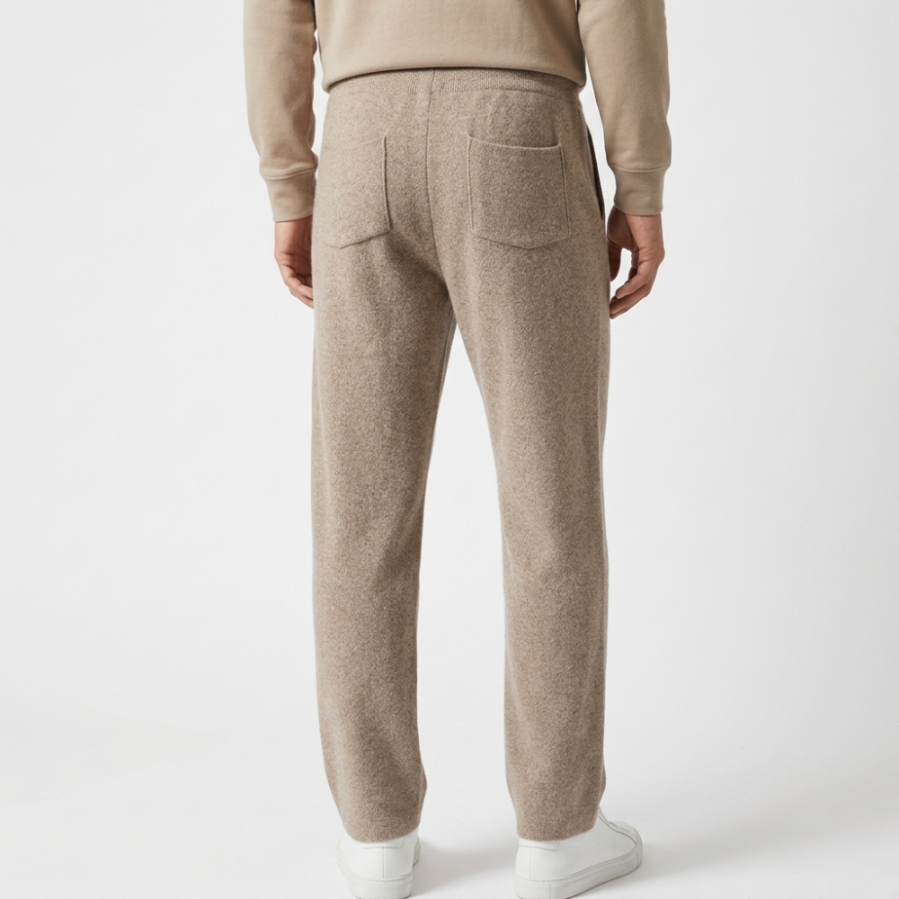 Herren Wollhose Relaxed Fit mit Kordelzug