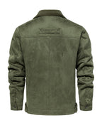 Herrenjacke mit warmem Fleecefutter und Sherpakragen