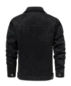 Herrenjacke mit warmem Fleecefutter und Sherpakragen