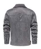 Herrenjacke mit warmem Fleecefutter und Sherpakragen