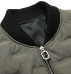 Heren Groene Puffer Bomberjack
