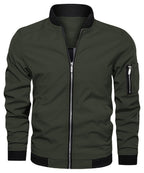 Veste bomber homme avec fermeture éclair