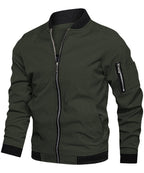 Veste bomber homme avec fermeture éclair