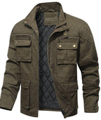 Veste de terrain extérieure pour hommes avec col montant