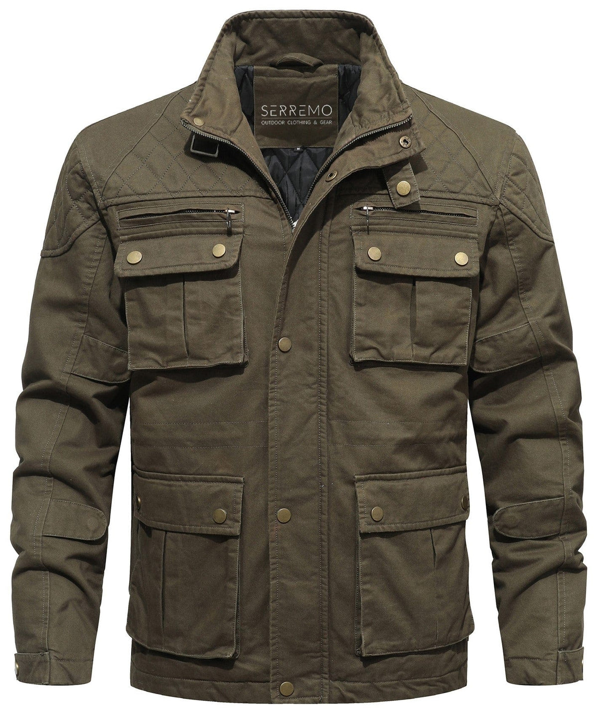 Heren Outdoor Field Jacket met opstaande kraag