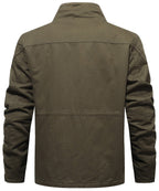 Veste de terrain extérieure pour hommes avec col montant