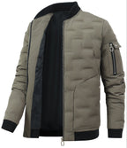 Heren Groene Puffer Bomberjack