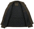Veste de terrain extérieure pour hommes avec col montant