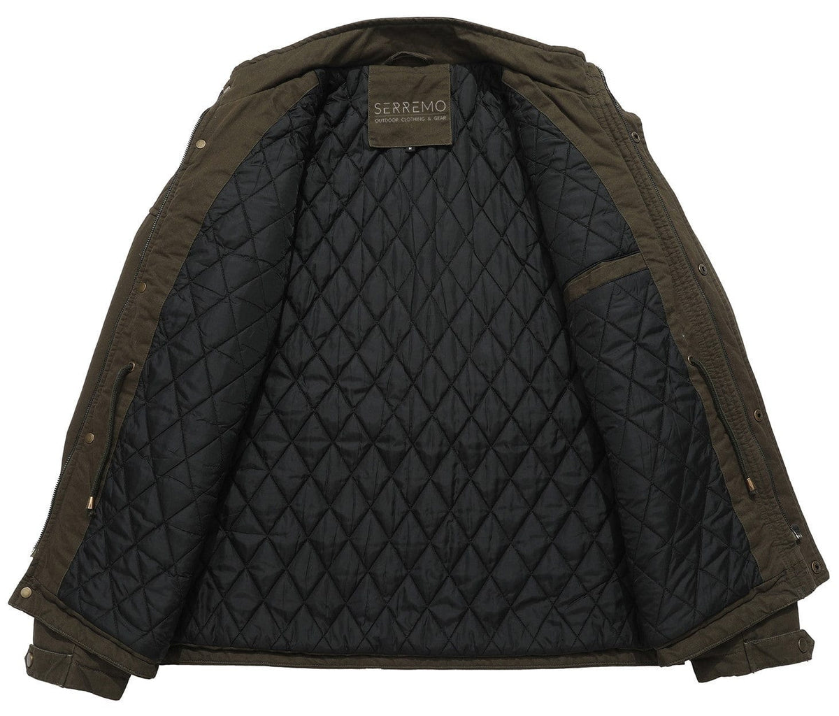 Veste de terrain extérieure pour hommes avec col montant