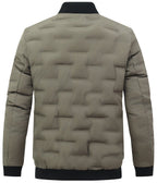 Heren Groene Puffer Bomberjack