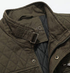 Veste de terrain extérieure pour hommes avec col montant