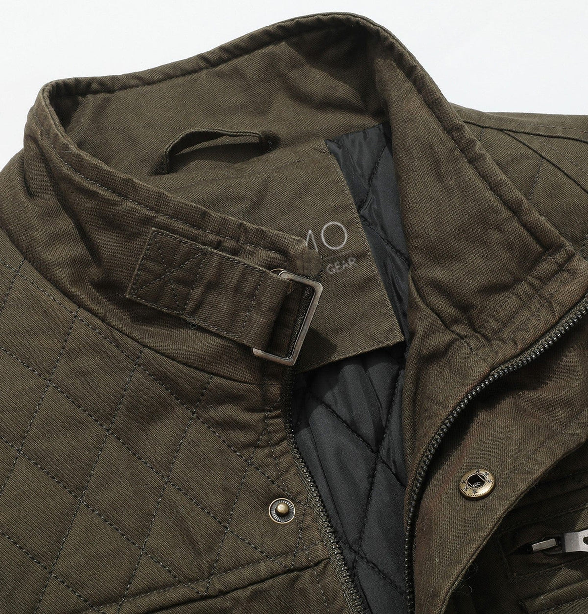 Veste de terrain extérieure pour hommes avec col montant
