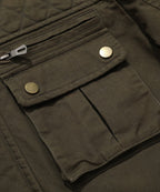 Veste de terrain extérieure pour hommes avec col montant