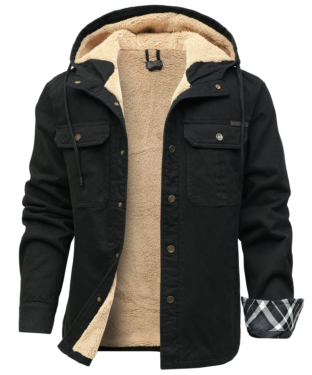 Heren Sherpa Fleece Jas met warme voering
