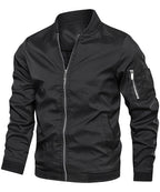 Veste bomber homme avec fermeture éclair
