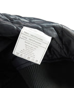 Veste bomber homme avec col en sherpa et doublure matelassée