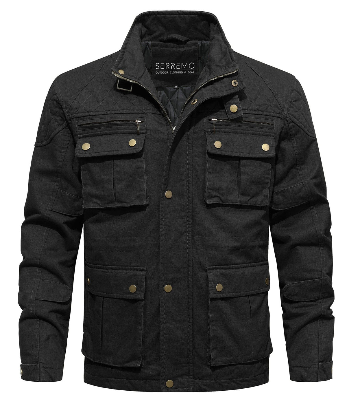 Heren Outdoor Field Jacket met opstaande kraag