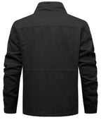 Veste de terrain extérieure pour hommes avec col montant