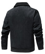 Veste bomber homme avec col en sherpa et doublure matelassée