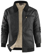 Veste bomber homme avec doublure polaire chaude