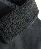 Veste bomber homme avec col en sherpa et doublure matelassée