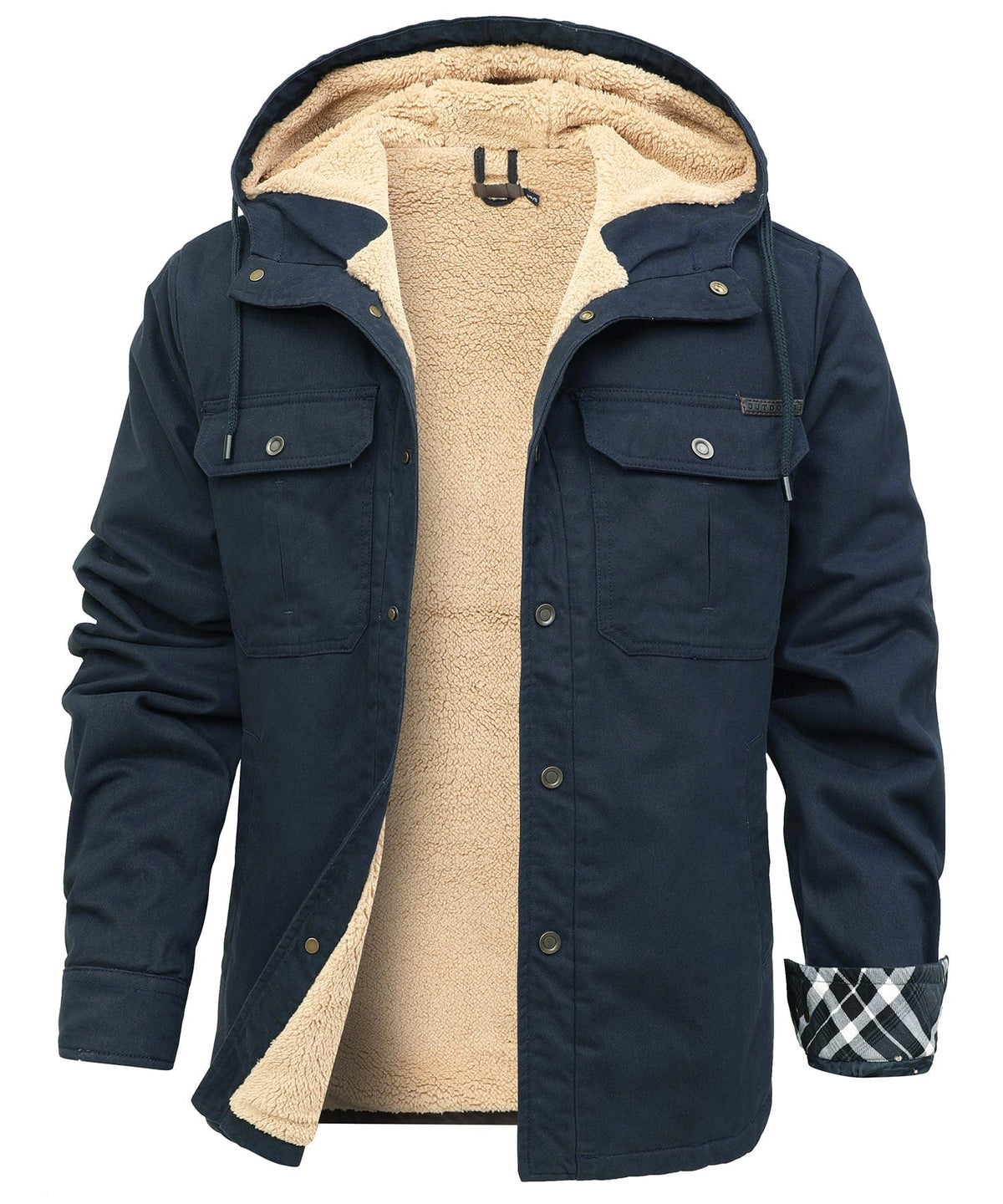 Heren Sherpa Fleece Jas met warme voering