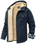 Heren Sherpa Fleece Jas met warme voering