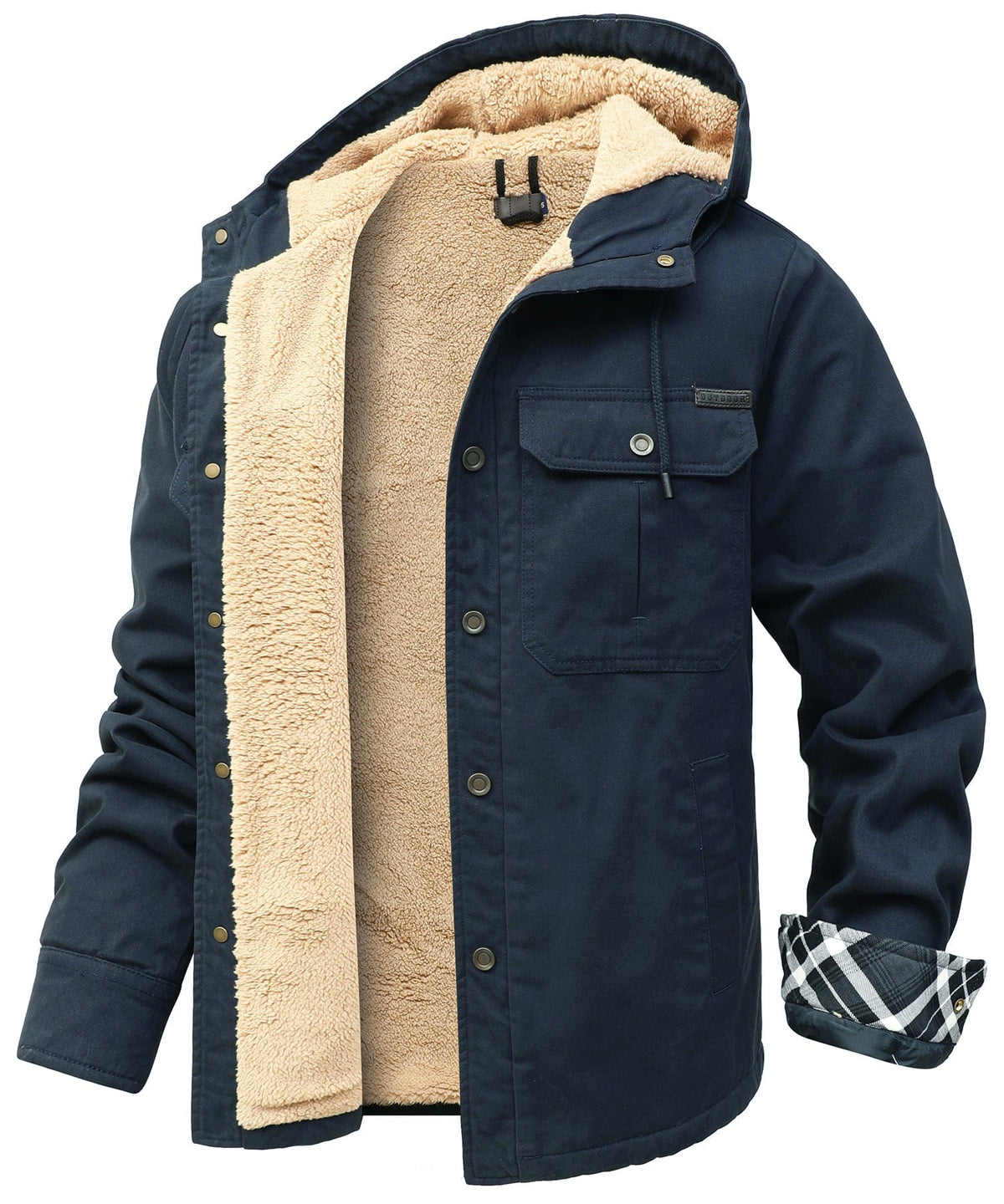 Heren Sherpa Fleece Jas met warme voering